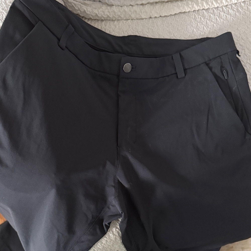lululemon🖤 MENS Black High-Rise Snap pants